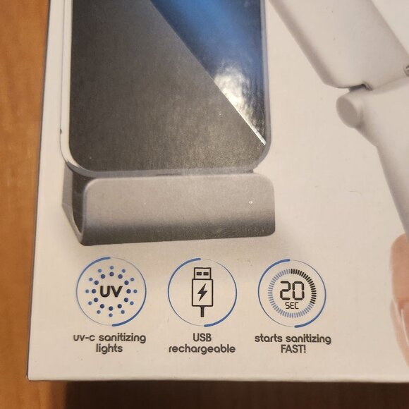 New In Box Phonespa Phone Sanitizer Portable UV-C Wand - Picture 4 of 5